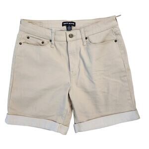 DKNY Shorts Shorts Rolled Cuff, Beige sz 6, 29" waist, 6.5" inseam